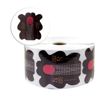 Формы для наращивания ногтей Steffani Builder Nail Forms. коричневые, 500 шт