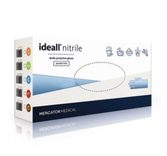 Рукавички нітрилові MERCATOR Ideall Nitrile VIOLET неопудрені, розмір XS, 100 шт