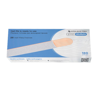 DWCE-20-180/25w Сменные файлы белые Сталекс papmAm (мягкое основание) на деревянной основе EXPERT 20 180 грит (25 шт)