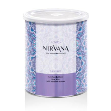 Віск для депіляції у банці Nirvava Лаванда ItalWax 800 мл