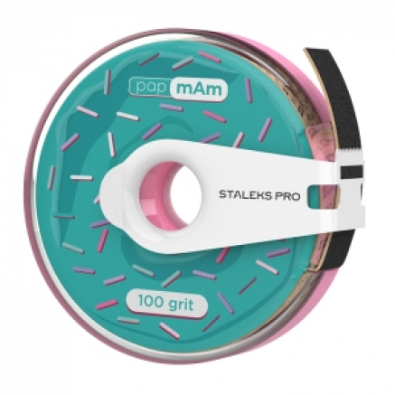 ATC-100 Змінний файл-стрічка PAPMAM з кліпсою Staleks Pro Expert 100 грит