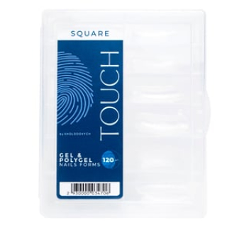 Верхні форми тіпси Touch Square, 120 шт