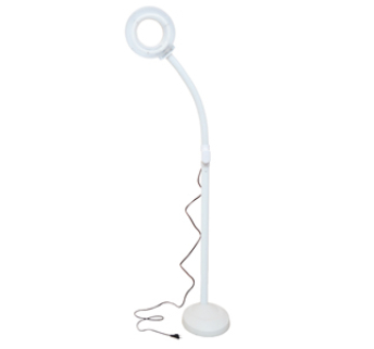 Лампа-лупа з люмінесцентним підсвічуванням на штативі