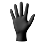 Рукавички нітрилові MERCATOR gogrip black, розмір M, 50 шт