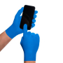 Рукавички нітрилові MERCATOR gogrip blue, розмір M, 50 шт