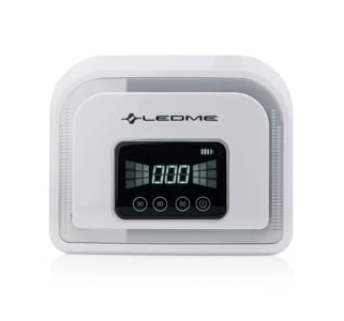 Лампа для манікюру LEDME 5B 120W SILVER з акумулятором
