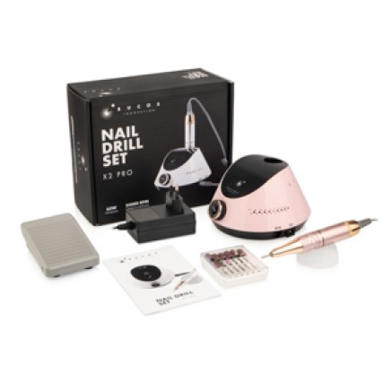 Фрезер для манікюру Bucos Nail Drill X2 BLUSH PINK 65 Ватт, 35 000 об./хв.