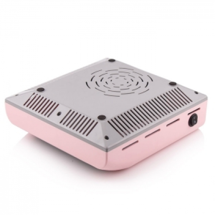 Витяжка для манікюру Simei 858-8 з НЕРА-фільтром 80W (рожева)