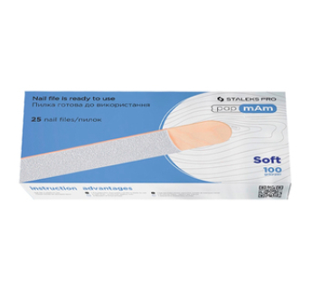 DWCE-20-100/25w Сменные файлы белые Сталекс papmAm (мягкое основание) на деревянной основе EXPERT 20 100 грит (25 шт)