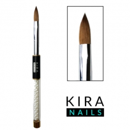 Пензель для акрилу Kira Nails Acrylic 10 (Kolinsky)