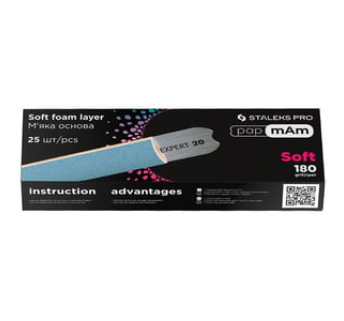 DFCX-20-180/25 Сменные файлы Сталекс papmAm (мягкое основание) EXCLUSIVE 20 180 грит (25 шт)
