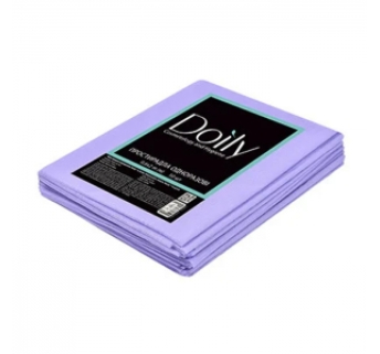 Простынь одноразовая Doily лиловая в пачке 0,8х2 м 20 шт