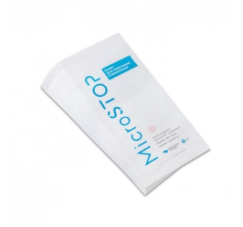 Крафт пакети 100х200 мм для стерилізації Microstop з індикатором I класу, білі (100 шт)