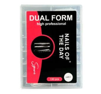 Верхні форми Nails of the day Dual Form Square (Type 2), 130 шт