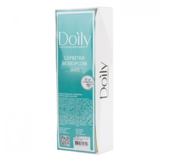Салфетки безворсовые в коробке Doily 4,5х6,5см, белые (425шт)