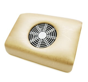 Вытяжка для маникюра широкая золотистая