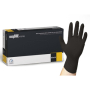Рукавички нітрилові easyCARE nitrile BLACK чорні неопудрені, розмір XS, 100 шт