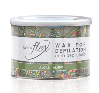 Воск для депиляции в банке FLEX Водоросли ItalWax 400 мл