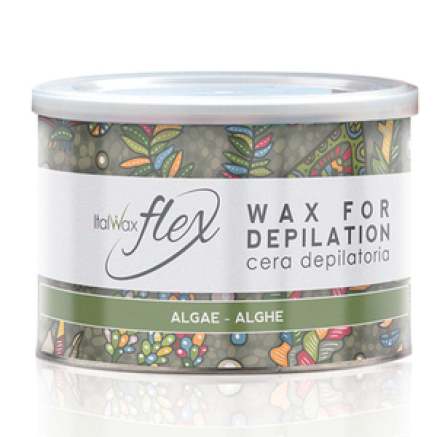 Віск для депіляції у банці FLEX Водорості ItalWax 400 мл