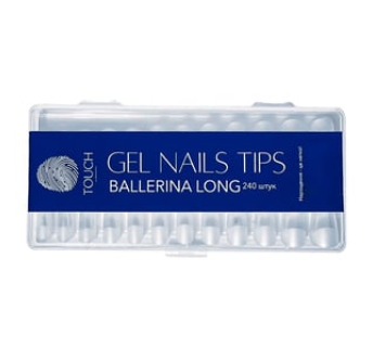 Тіпси для нарощення Touch Ballerina long, 240 шт