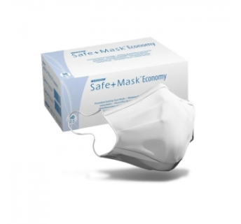 Маска захисна Medicom Safe + Mask Economy з вушними петлями, біла (50 шт)