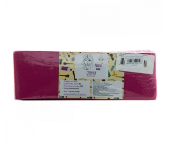 Смужки для депіляції у пачці Panni Mlada 7х22см малинові (100 шт)