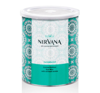Воск для депиляции в банке Nirvava Сандал ItalWax 800 мл