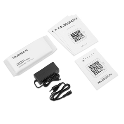 Витяжка MUSSON X3 GRAPHITE з вугільним НЕРА-фільтром 72W для манікюру та педикюру