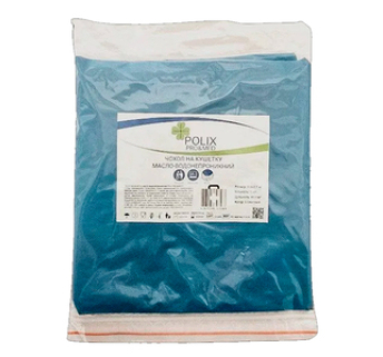 Чехол на кушетку масло-водонепроницаемый Polix PRO&MED 45 г/м2 Голубой, 1 шт