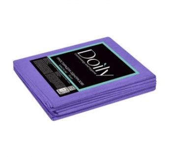 Простирадло одноразове Doily фіолетове в пачці 0,8х2 м 20 шт