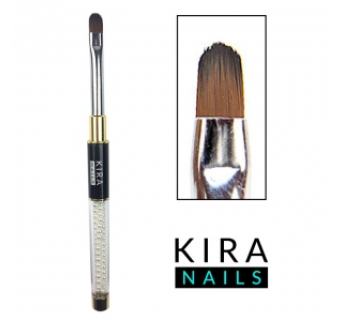 Кисть для геля Kira Nails Gel oval 8 (Nylon)