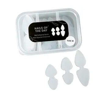 Силіконові молди Nails of the day Nail Silicone Double mold, 2 in 1 36pcs/bag (Type 10), 36 шт