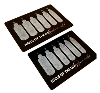 Силіконові молди Nails of the day Nail Nail Mold Safari (Zebra), 12 шт