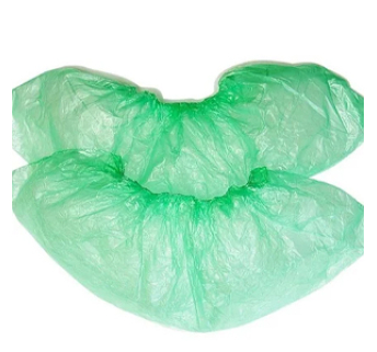 Бахилы полиэтиленовые Polix Pro Med 3 г 40x14 см зеленые (100 шт)