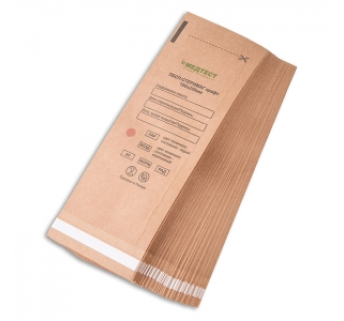 Крафт пакети 100х250 мм для стерилізації інструментів Медтест (100 шт)