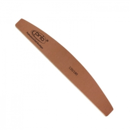 Пилка для нігтів PNB 120/180 Golden Brown, півколо