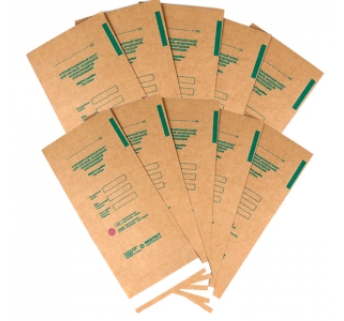 Набір крафтпакетів 75х150 мм для стерилізації Медтест (10 уп*100 шт)