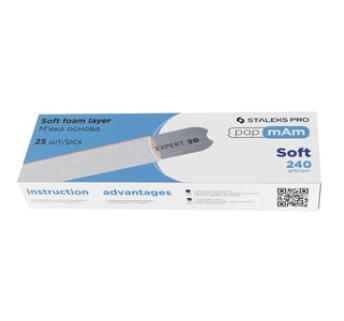 DFCE-20-240/25w Сменные файлы белые Сталекс papmAm (мягкое основание) EXPERT 20 240 грит (25 шт)