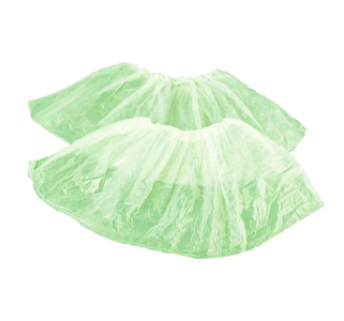 Бахилы полиэтиленовые одноразовые SANGIG 3,5 г/пара 14,5*40 см, зеленые (100 шт)