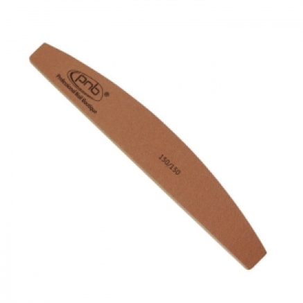 Пилка для нігтів PNB 150/150 Golden Brown, півколо