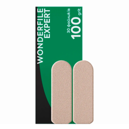 Клейові файли для тертки Wonderfile Expert 100 грит (30 шт)