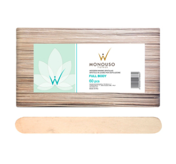 Шпатель дерев'яний Monouso FULL BODY ItalWax (60 шт)