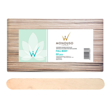 Шпатель деревяний Monouso FULL BODY ItalWax (60 шт)