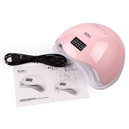 LED+UV Lamp SUN 5 48W Pink
