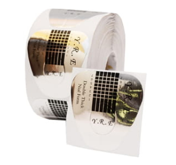 Формы широкие YRE серебряные, 500 шт