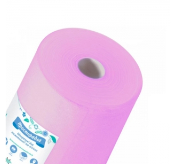 Простирадло одноразове Panni Mlada лілове в рулоні 0,6х500 м