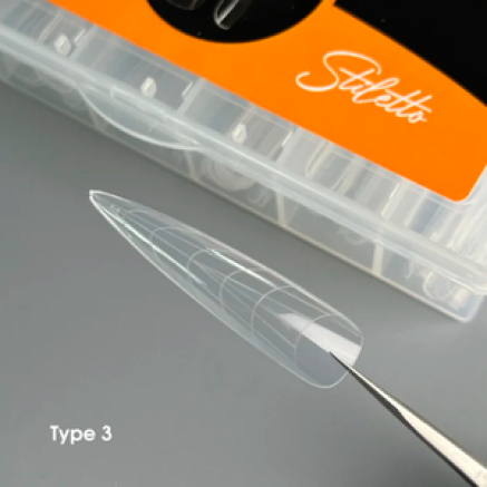 Верхні форми Nails of the day Dual Form Stiletto (Type 3), 120 шт
