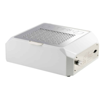 Вытяжка для маникюра настольная Teri Diamond белая (сетка металлик), 111 Вт.