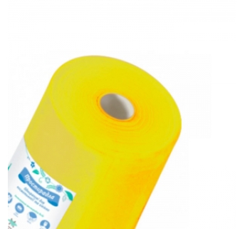 Простирадло одноразове Doily жовте в рулоні 0,8х100 м