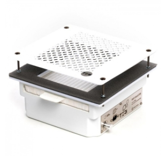 Вытяжка для маникюра встраиваемая Teri Turbo 2021 белая (сетка белая), 90 Вт